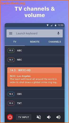 Remote for Roku TV - RoByte - Control screenshot