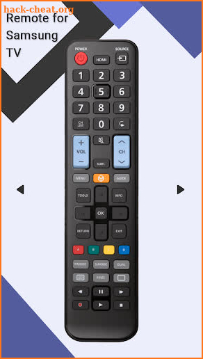 Remote for Samsung TV screenshot