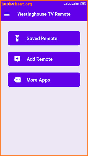 Remote For Westinghouse TV screenshot