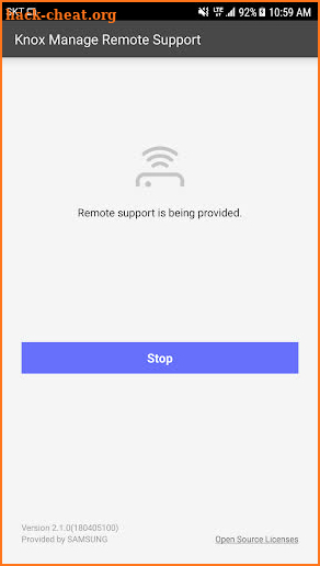 Remote Support for Knox Manage screenshot