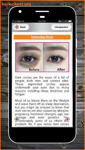 Remove Dark Circles screenshot