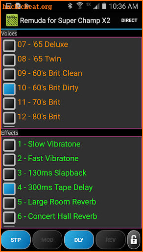 Remuda/SC - USB Guitar Amplifier Control App screenshot