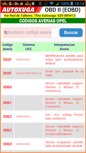 RENAULT: Diagnosis coches y Códigos averías screenshot