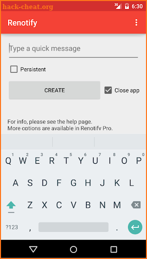 Renotify Notification Maker screenshot