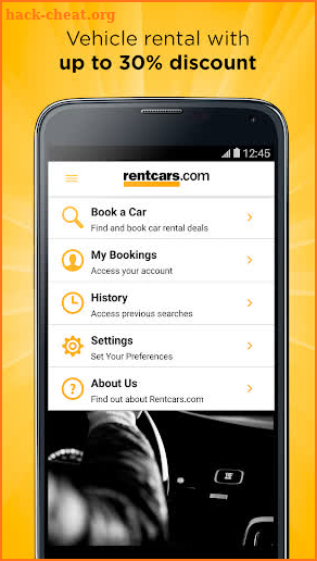 Rentcars.com Cheap Car Rental screenshot