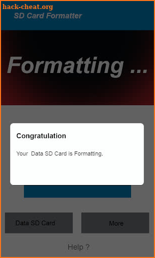 Repair Damaged SD Card Formatter screenshot