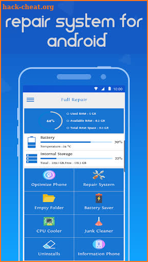 Repair System for Android (Quick Fix Problems) screenshot