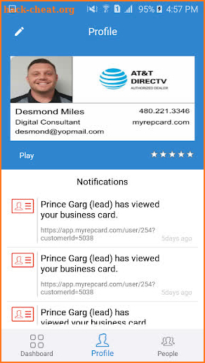 RepCard screenshot