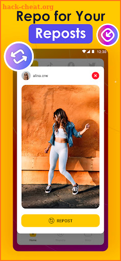 Repost for Instagram & TikTok screenshot