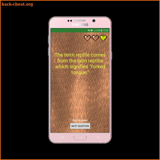 Reptiles Quiz screenshot