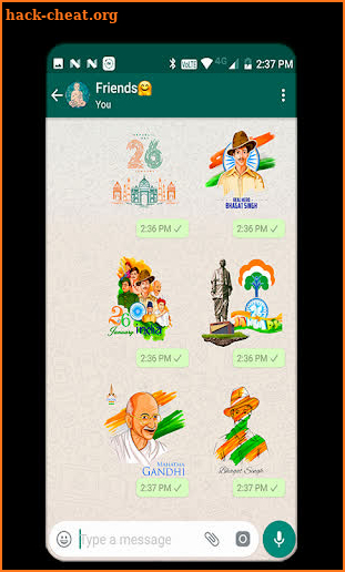 Republic Day Sticker 2019 - WAStickerApps screenshot