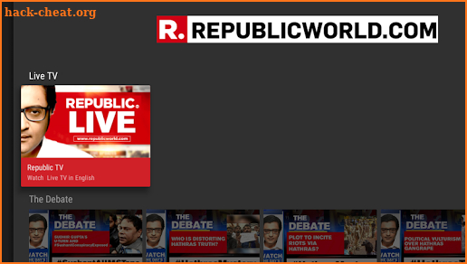 Republic TV - Live Breaking Ne screenshot
