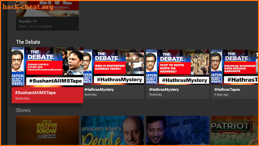 Republic TV - Live Breaking Ne screenshot