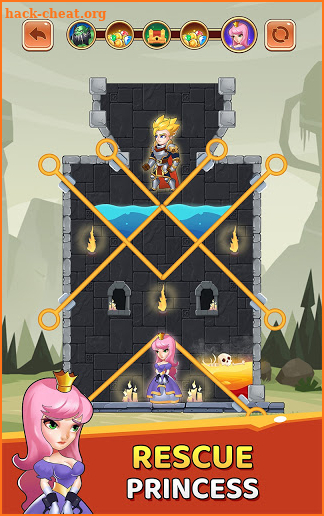 Rescue Hero - Pin Puzzle Game & Save The Hero screenshot