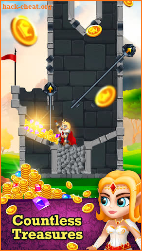 Rescue Knight - Hero Cut Puzzle & Easy Brain Test screenshot