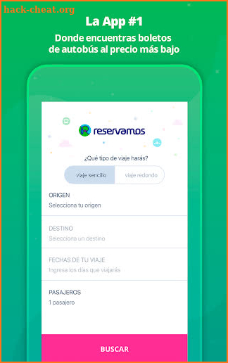 Reservamos - Autobús y Avión screenshot
