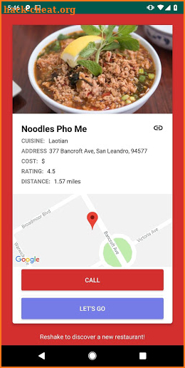 ReShake - Local Restaurants with a Shake screenshot