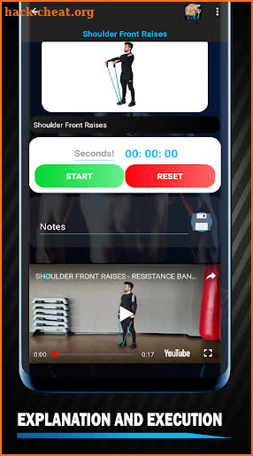 Resistance band workout PRO screenshot