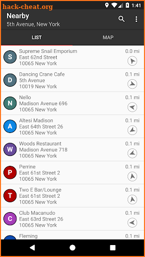 Restaurant Locator / Restaurant Finder screenshot