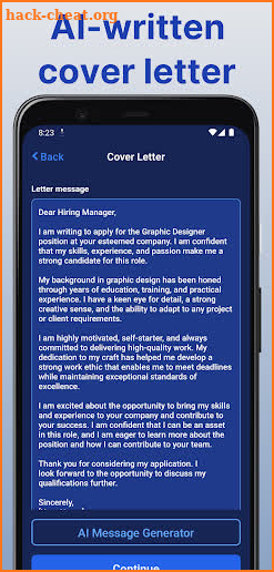 Resume Builder & Cover Letter screenshot