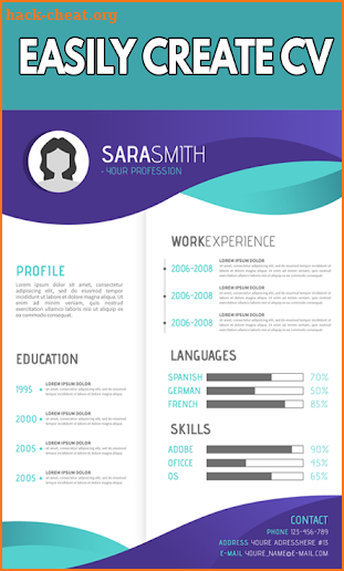 Resume Builder & Cover Letter Template screenshot