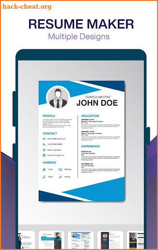 Resume Builder App & CV Maker screenshot