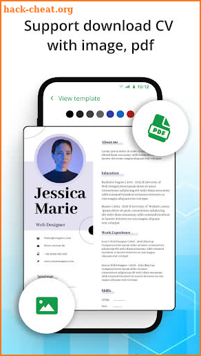 Resume Builder, CV Maker - PDF screenshot