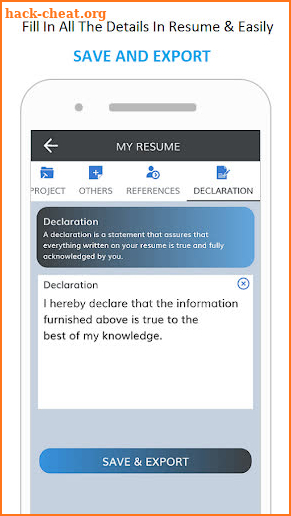 Resume Builder - Get Your CV Noticed By Recruiter screenshot