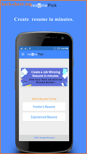 ResumePick - Free Resume Builder screenshot