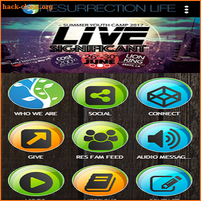 Resurrection Life Church screenshot