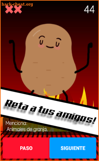 Retos: La papa caliente screenshot