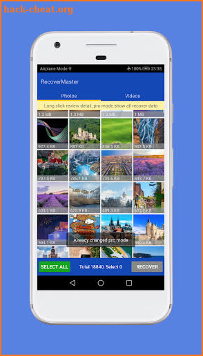 Retrieve Deleted Photos & Videos - Recover Master screenshot