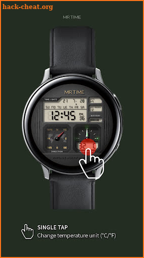 Retro Ana-Digi 100 : Watch Face by MR TIME screenshot