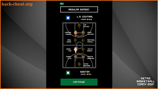 Retro Basketball Coach 2021 screenshot