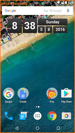 Retro Clock Widget screenshot