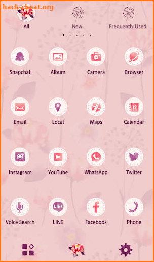 Retro Flower Pattern +HOME screenshot