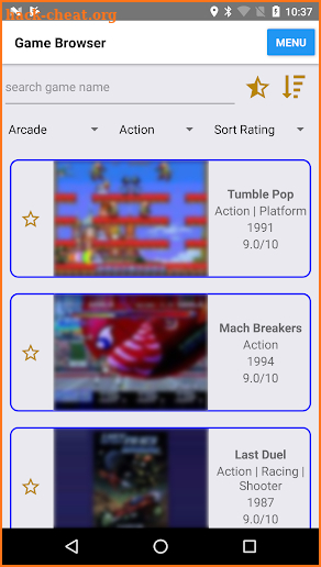 Retro Game Center (enjoy classic/emulation games) screenshot