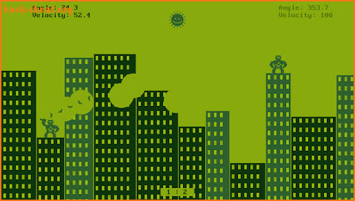 Retro Gorilla Artillery Game screenshot