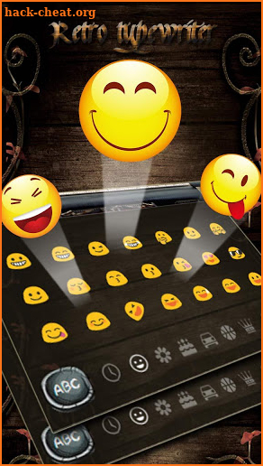 Retro Typewriter Keyboard screenshot