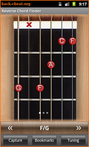 Reverse Chord Finder Free screenshot