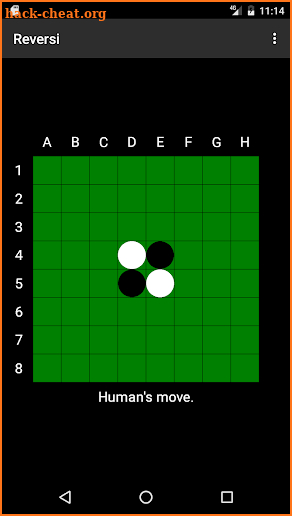 Reversi by hanshq.net screenshot