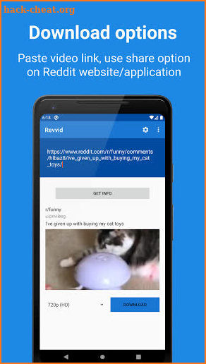 Revvid Pro - Reddit Video Downloader (WITH AUDIO) screenshot