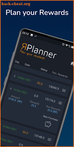 Rewards Planner Pro screenshot