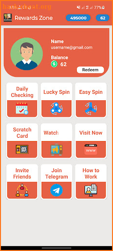 Rewards Zone (Easy  earn) screenshot