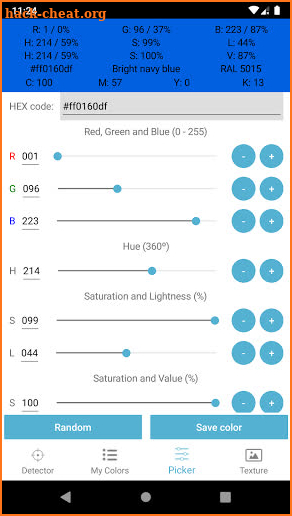 RGB Color Detector - No Ads screenshot