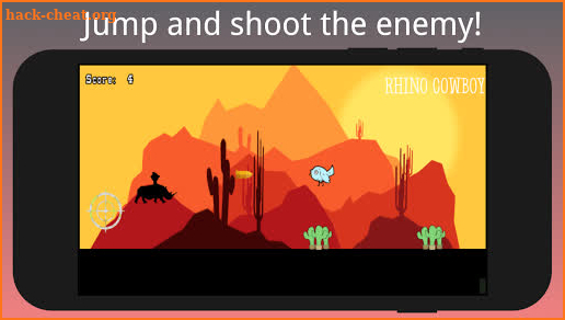 Rhino Cowboy - cowboy games screenshot