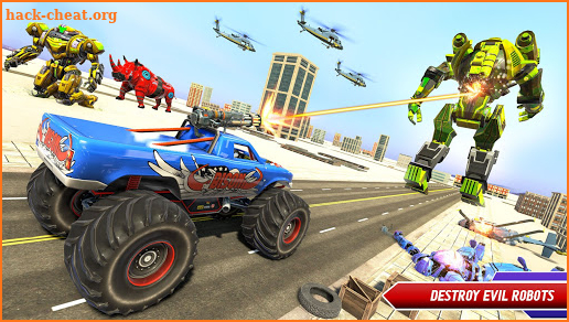 Rhino Robot Games - Transform Robot War screenshot