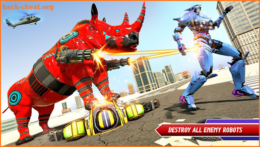 Rhino Robot Games - Transform Robot War screenshot