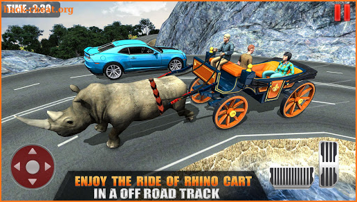 Rhino Taxi Offroad City Transport Simulator screenshot