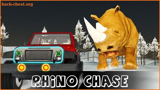 Rhino wild car chase: Impossible car stunt 2021 screenshot